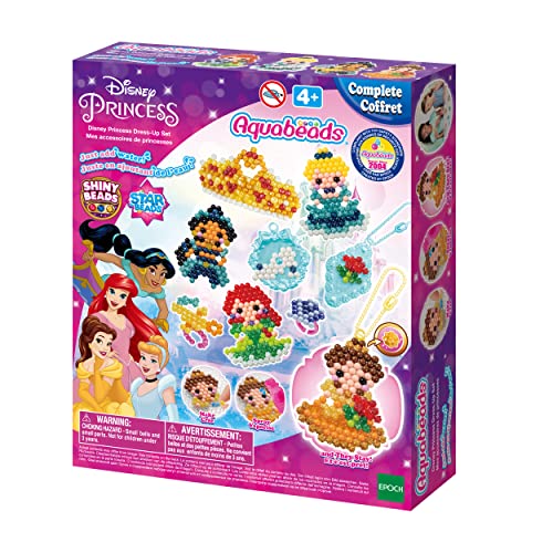 Aquabeads 31997 Princesas Disney Set de vestidos - juego de manualidades