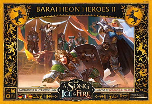 Asmodee A Song of Ice & Fire - Héroes de Haus Baratheon II (ampliación, Tablero en alemán)