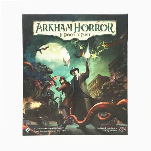 Asmodee - Arkham Horror: El Juego de Cartas, LCG, Juego básico actualizado 2021-1-4 Jugadores, más de 14 años, edición en inglés