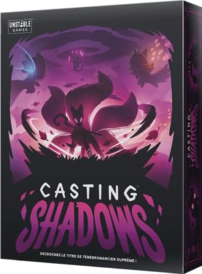 Asmodée Casting Shadows - Juego de mesa de 2 a 4 jugadores, 10 años y más, versión francesa