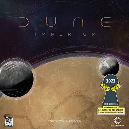Asmodee | Dire Wolf Digital | Dune: Imperium | Juego básico | Nombrado para Conocer el año 2022 | Juego de Estrategia | 1-4 Jugadores | Desde 13+ años | 60-120 Minutos | Español
