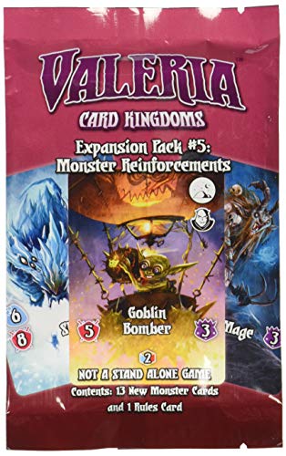 Asmodee DMGVCK013 Paquete de expansión #5: Monster Reinforcements Valeria: Card Kingdoms, Multicolor