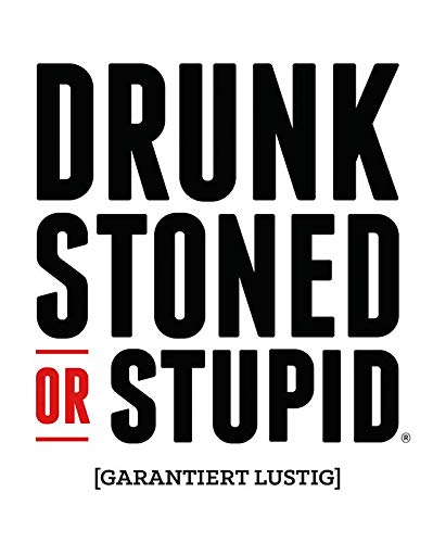Asmodee Drunk, Stoned or Stupid, Juego de Cartas en alemán