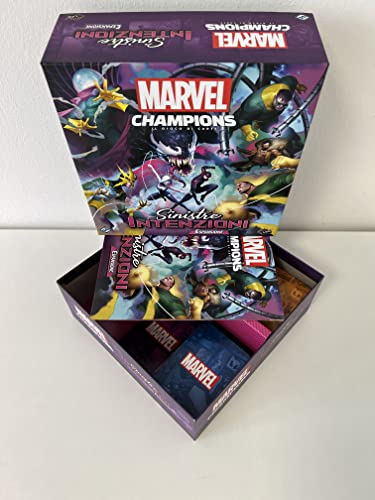 Asmodee - Marvel Champions, El Juego de Cartas: Intenciones Izquierdas, Pack Campaña, Expansión Juego de Cartas, Edición en Italiano, 9356