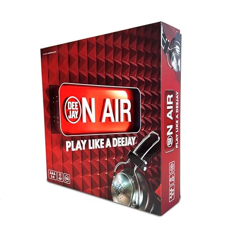 Asmodee - On Air - Play Like a Deejay - El Juego de Rabolo de Radio Deejay, 3-8 Jugadores, más de 10 años, edición en Italiano