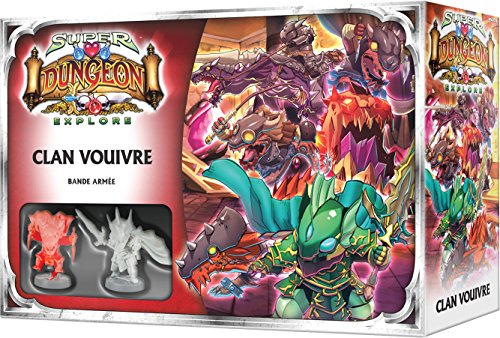 Asmodee Super Dungeon Explore: Clan Vouivre (Banda Armada) Juego de Mesa – Juego de Estrategia – Juego de Figuras