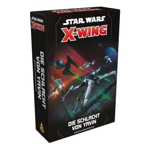 Atomic Mass Games Asmodee Star Wars: X-Wing 2ª Edición – La Batalla de Yavin | Escenario Pack | Mesa | 2 Jugadores | A Partir de 14+ años | 30-45 Minutos | Aleman
