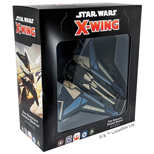 Atomic Mass Games - Fantasy Flight Games Star Wars X-Wing - Caza Guantelete - Juego de Miniaturas en Español (SWZ91ES)