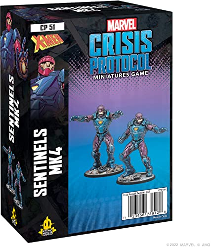 ATOMIC MASS GAMES Marvel Crisis Protocol - Sentinels MK4 - Juego de Miniaturas en Inglés, CP51EN