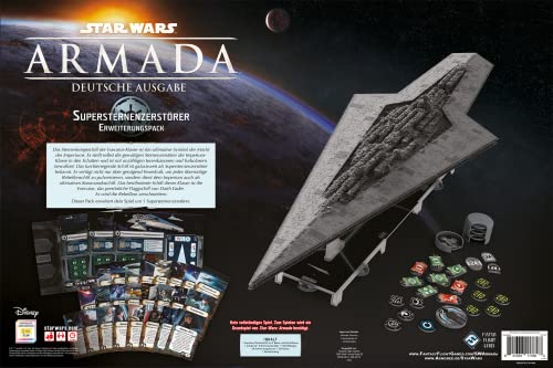 Atomic Mass Games- Star Wars: Armada-Destructor de superestrellas Juego, Color, Multicolor, 3. Imperium Erweiterung (FFGD4326)