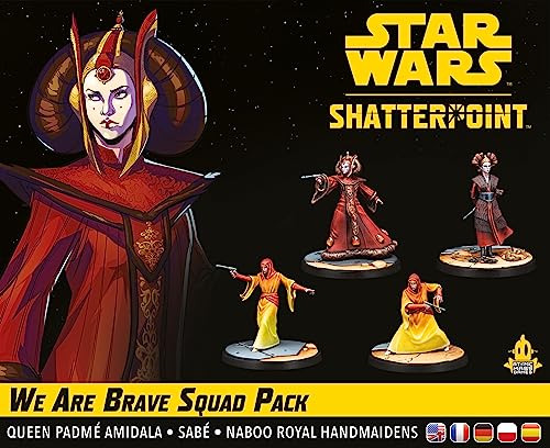 Atomic Mass Games Star Wars Shatterpoint - We Are Brave Squad Pack - Juego de Miniaturas en Multilenguaje (Incluye Español)