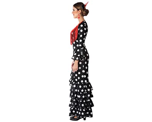 Atosa disfraz flamenca negro adulto XS