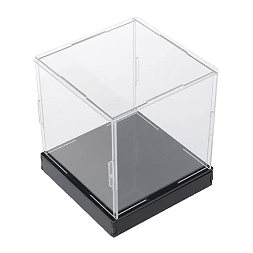 B Baosity Vitrina de Acrílico Transparente Caja de Encimera Organizador de Cubos Soporte Escaparate de Protección a Prueba de Polvo para Figuras de Acción / Jug - 15x15x15cm