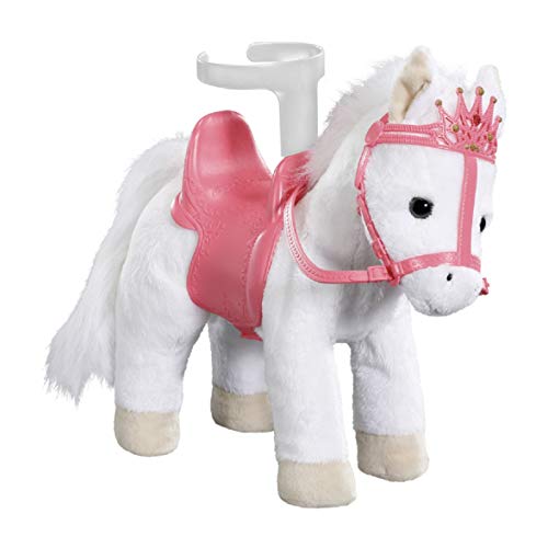 Baby Annabell 705933 Little Sweet Pony - For Toddlers 1 Year & Up - Easy for Small Hands - Includes Pony With Doll Holder & Bridle, Pink, 36cm