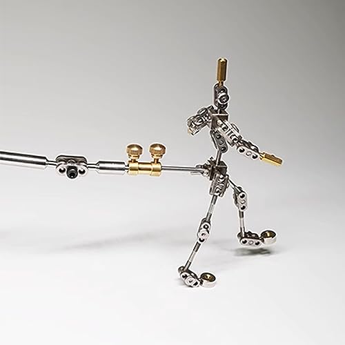 BAIYITONGDA Kits de Armadura DIY Stop Motion | Figura de Marioneta de Metal para la Creación de Diseños de Personajes | Kits de Armadura Ready Studio para Animación Stop Motion,12cm