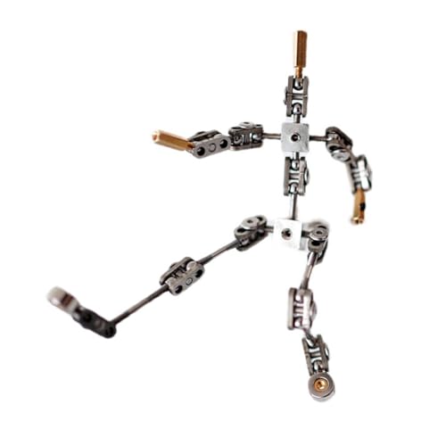 BAIYITONGDA Marioneta de Metal para creación de diseño de Personajes, Kit de Esqueleto de Personaje de animación Stop Motion DIY, 14 CM-18 CM 1:8 Kit de Esqueleto proporcional para Adultos,15cm