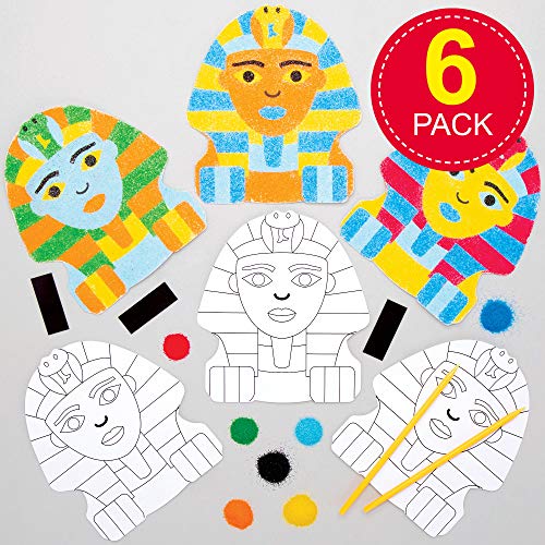 Baker Ross Kits Imanes Arte de Arena Esfinge AT838 (paquete de 6) para proyectos de arte y manualidades para niños, surtidos