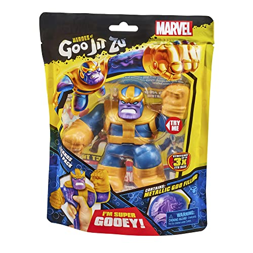 Bandai - Heroes of Goo JIT Zu - Figura de Acción Marvel - Thanos, Multicolor (CO41203)