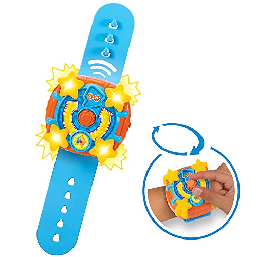 BANDAI- Vlad & Niki Vlad's Adventure Time Watch (Correa Azul) -Reloj de Juguete con Efectos de Voz y luz para Jugar de Aventura, Multicolor (Playmates P57711)