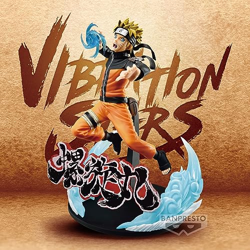 Banpresto Figura de Accion Naruto Uzumaki Naruto Shippuden, Vibration Stars Special Ver. 21 cm BP88090 Multicolor