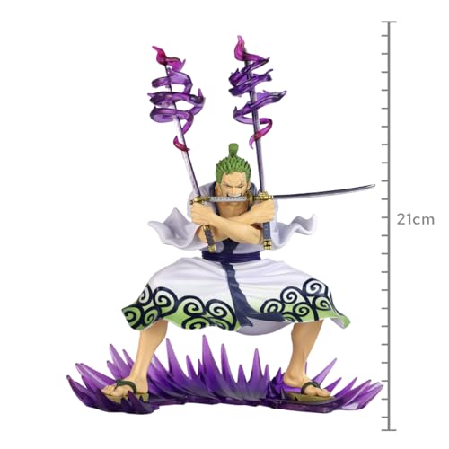 Banpresto Figura de Acción Zoro Juro One Piece - Dxf 13cm BP19509 Multicolor