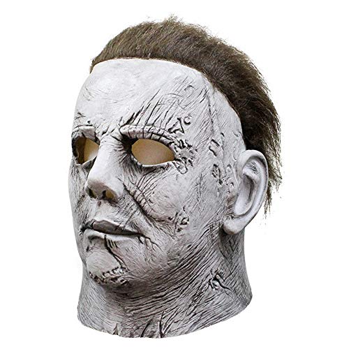 BaronHong Máscaras de Halloween Disfraz de cosplay de terror Disfraz de látex para adultos (A,M)