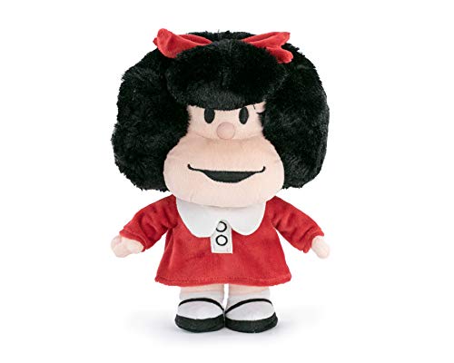 BARRADO Mafalda - Peluche Mafalda 27 Cm - Calidad Super Soft (Display, Rojo)