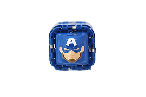 Battle Cubes- Captain America VS Black Panther - Juego de Fidget de Batalla, Color Azul (BOTI 37204)