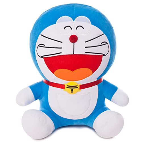 BESTZY Doraemon Peluches, Doraemon Peluche Juguetes de Peluche Muñeco de Peluche Juguete Acción Figura Cumpleaños Figura de Peluche para Niños Almohadas Juguete Felpa Animal Dibujos Muñeca (25cm)