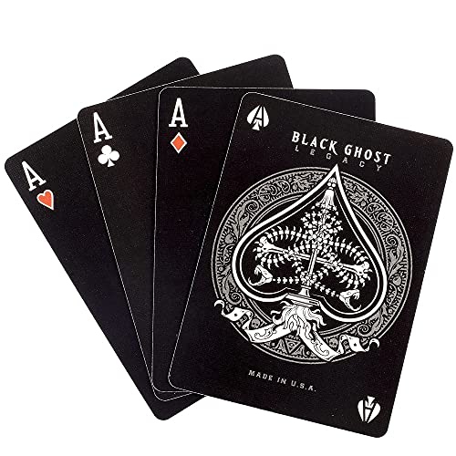 Bicicleta Black Ghost Legacy V2 Juego de cartas coleccionables Edición Limitada Poker Magic Deck by Ellusionist