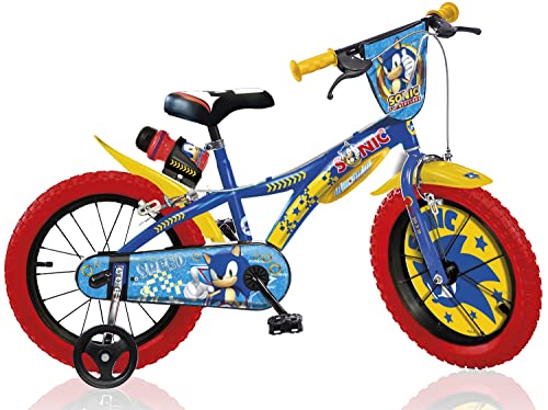 Bicicleta niño tamaño 14 Sonic bicicleta niño Dino Bikes Made in Italy 614-SC