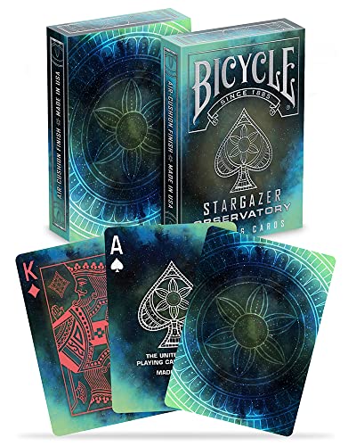 Bicycle Stargazer Observatory Baraja de Cartas para Magia, manipulación y coleccionistas. Tamaño Poker.