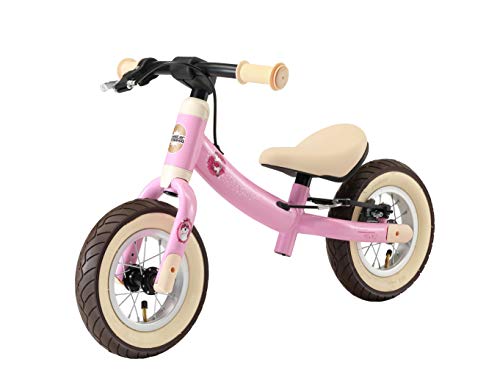 BIKESTAR Bicicleta sin Pedales para niños y niñas | Bici 10 Pulgadas a Partir de 2-3 años con Freno | 10" Edición Sport Rosa Unicornio