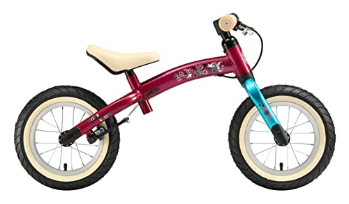 BIKESTAR Bicicleta sin Pedales para niños y niñas | Bici 12 Pulgadas a Partir de 3-4 años con Freno | 12" Edición Sport Berry Turquesa