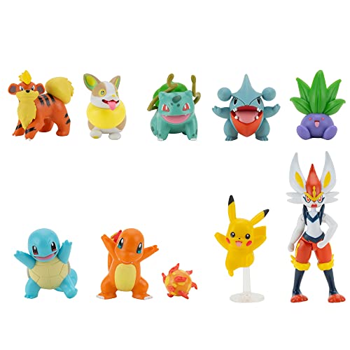 Bizak Pokemon Multipack 10 Figuras, Pack de Regalo con 10 Figuras con increibles Acabados (63220244)