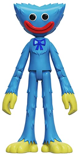 Bizak Poppy Playtime Figura de acción articulada de Huggy Wuggy de 13 cm, Vienen con un Accesorios como en el Videojuego, Diferentes Personajes para coleccionar, a Partir de 6 años (64230010)