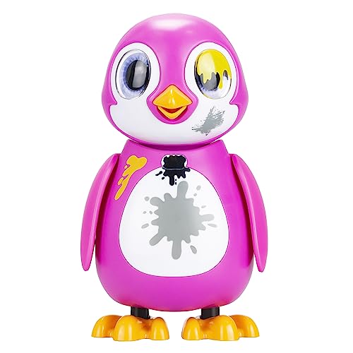 Bizak Salva al Pingüino Rosa, Mascota Interactiva para niños y niñas, con un unboxing y experiencia de limpieza , cuida de sus necesidades y mantenlo feliz (62008650)