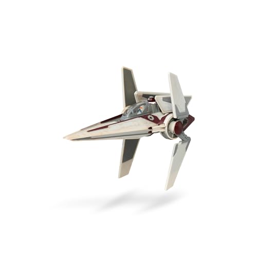 Bizak Star Wars Micro Galaxy Squadron V-Wing Starfighter - Vehículo de Clase lígera de 8 cm con 2 Figuras de 2,5 cm (62610041)