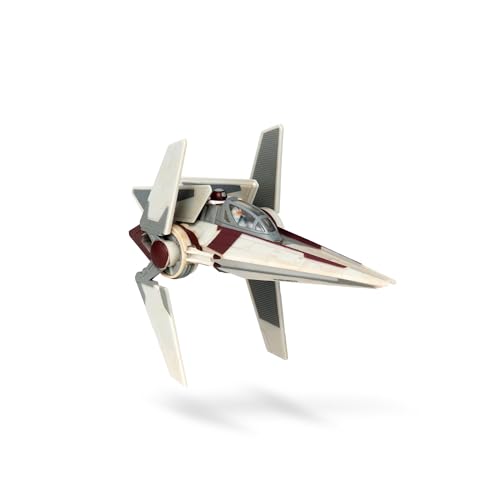 Bizak Star Wars Micro Galaxy Squadron V-Wing Starfighter - Vehículo de Clase lígera de 8 cm con 2 Figuras de 2,5 cm (62610041)