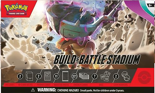 Blister Juego Cartas Coleccionables Construye y Combate en el Estadio Escarlata Y Purpura 2 Pokemon ingles