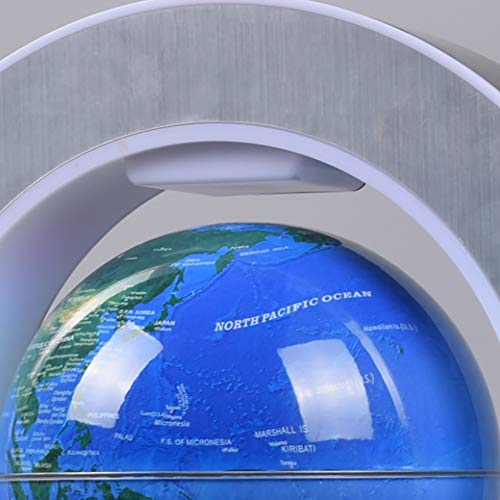 Bola del mundo flotante que levita, 10,2 cm, auto spin, constelación, para adultos - ideas tecnológicas de regalos para hombres, decoración de oficina y objetos geniales
