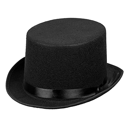 Boland 04004 - Sombrero Colin, sombrero de copa en negro, accesorio para una gala, fiesta de disfraces o carnaval
