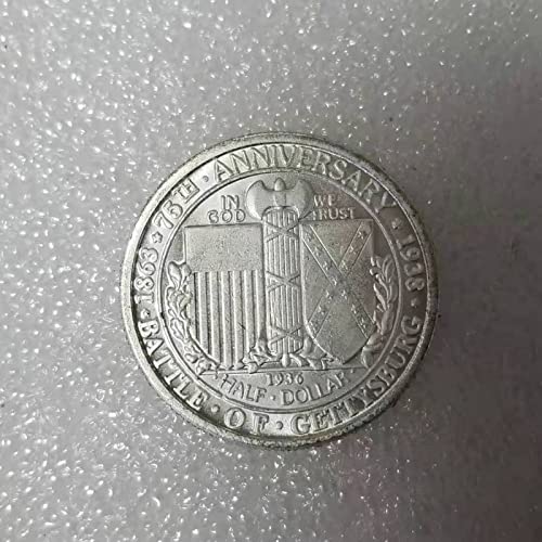 BoodLo Artefacto Antiguo 1936 Cincuenta Aniversario de la Batalla de Gettysburg Moneda #1616