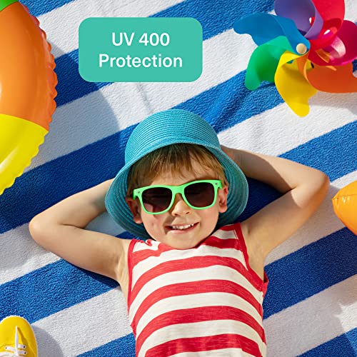 Bramble 12 Gafas de Sol de Plástico para Niños - Protección UV - 15 cm x 5 cm
