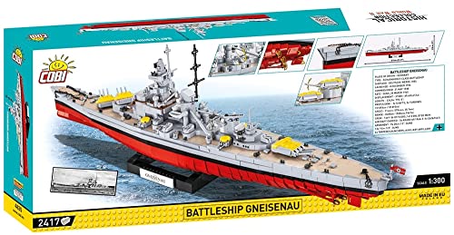 BRICKCOMPLETE Cobi 4835 Battleship Gneisenau & 4826 - Juego de 2 carier Graf Zeppelin