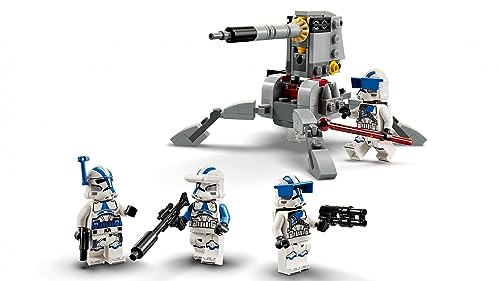 BRICKCOMPLETE Lego 75359 75359 Ahsokas Clone Trooper de la 332ª Compañía Battle Pack, 75345 501st Clone Troopers Battle Pack & 30654 X-Wing Starfighter