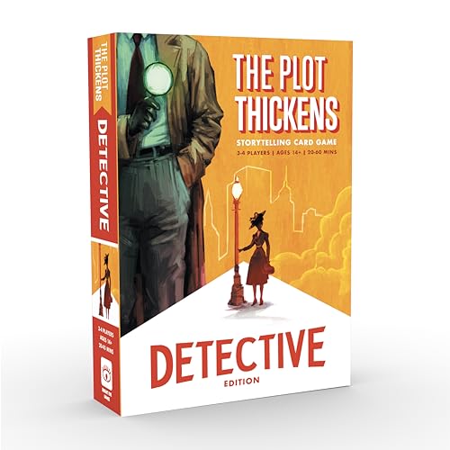 Bright Eye Games - The Plot Thickens Detective - Juegos de Cartas - A Partir de 14 años - 3-4 Jugadores - Inglés