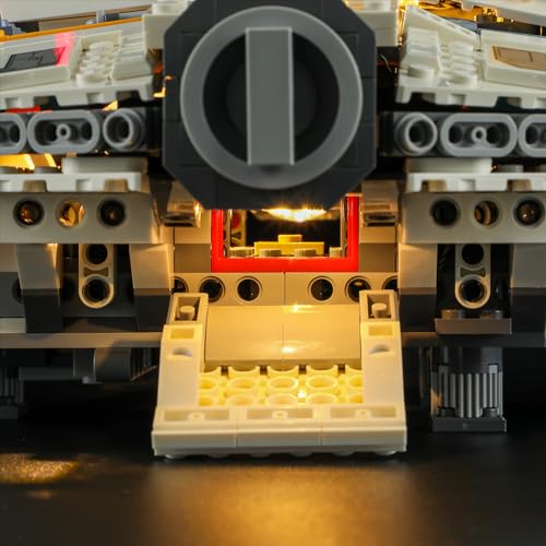 BRIKSMAX Kit de iluminación LED para Lego Star Wars Espíritu y Fantasma II - Compatible con Lego 75357 Building Blocks Model- No incluir el Conjunto de Lego