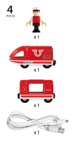 BRIO - Tren de viajeros Recargable (33746)
