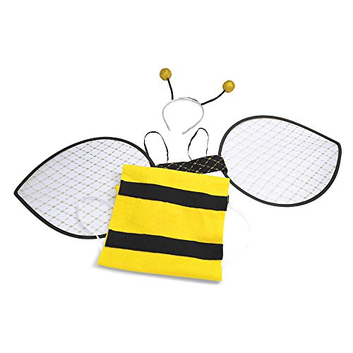 Bristol Novelties-Disfraz de abejorro para niñas | 1 juego | multicolor | talla única-adulto Bee, color amarillo y negro, (Bristol Novelty DS005)